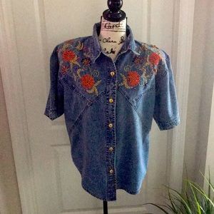Pretty Bleu denim top